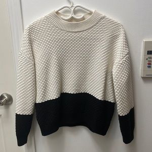 Mango dual tone sweater